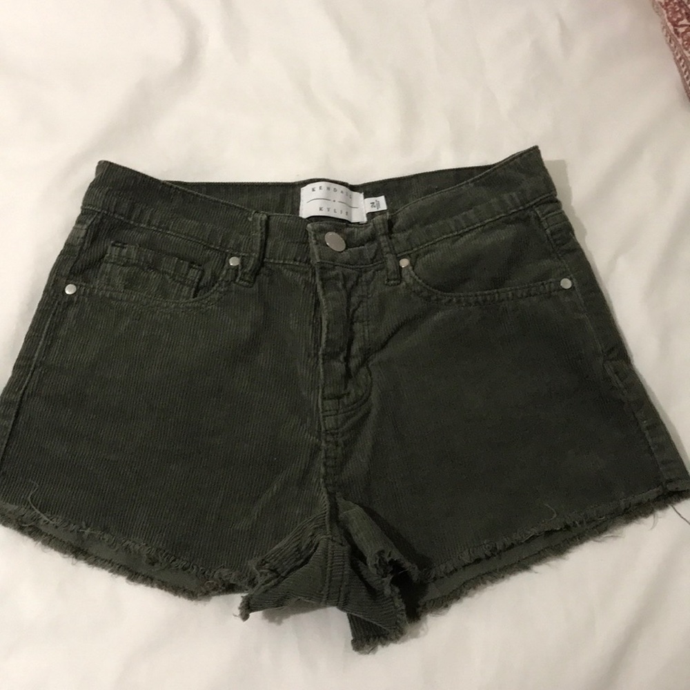 Corduroy shorts